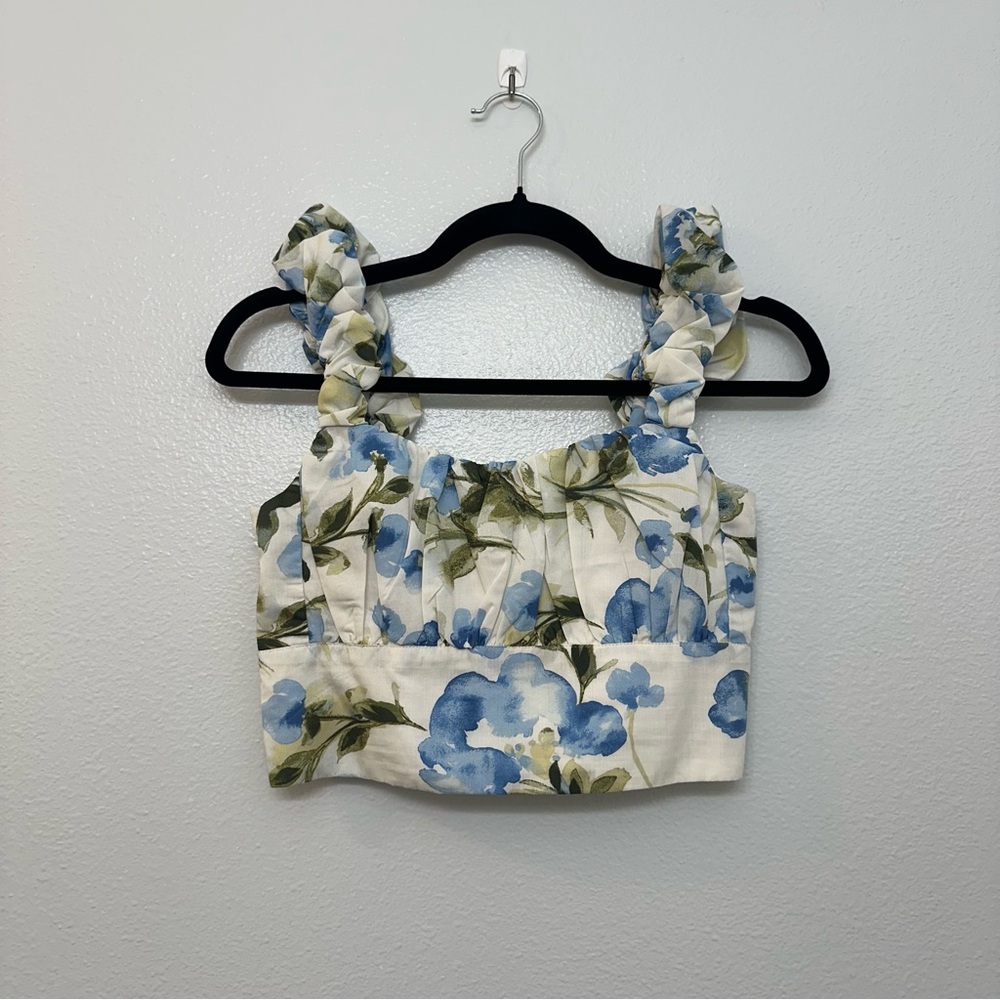 Abercrombie‎ & Fitch Floral Crop Top Size S BNWT